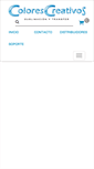 Mobile Screenshot of colorescreativos.com